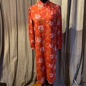 Colorful Dress with beautiful Patten